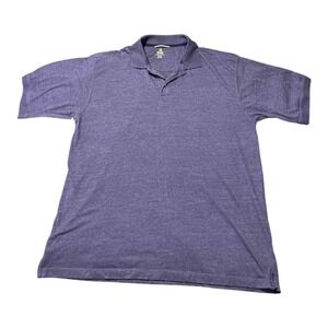 Rugged Trails Polo Shirt Mens 2XL Purple Heather Short Sleeve Casual Golf Collar